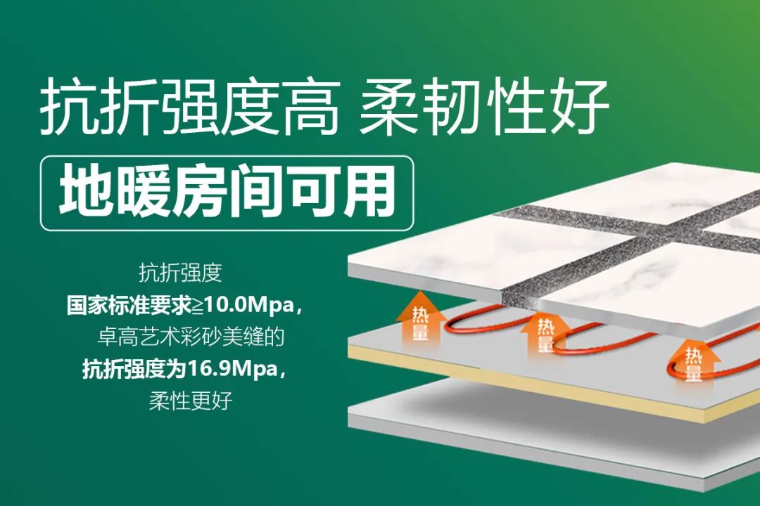 卓高美缝艺术彩砂｜地暖房间可以做美缝吗？该怎么选择美缝产品？